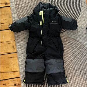 Xtreme Kids Black and Gray Winter Jumpsuit